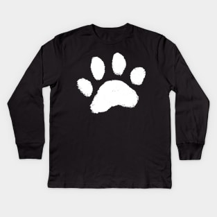 Paw Print Kids Long Sleeve T-Shirt